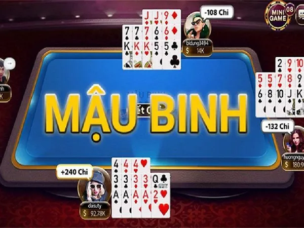 game mậu binh - Mậu Binh 2 Người Chơi