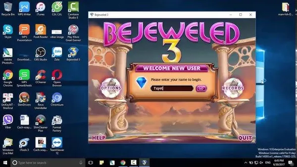 game văn phòng - Bejeweled® 3 (xếp kim cương)